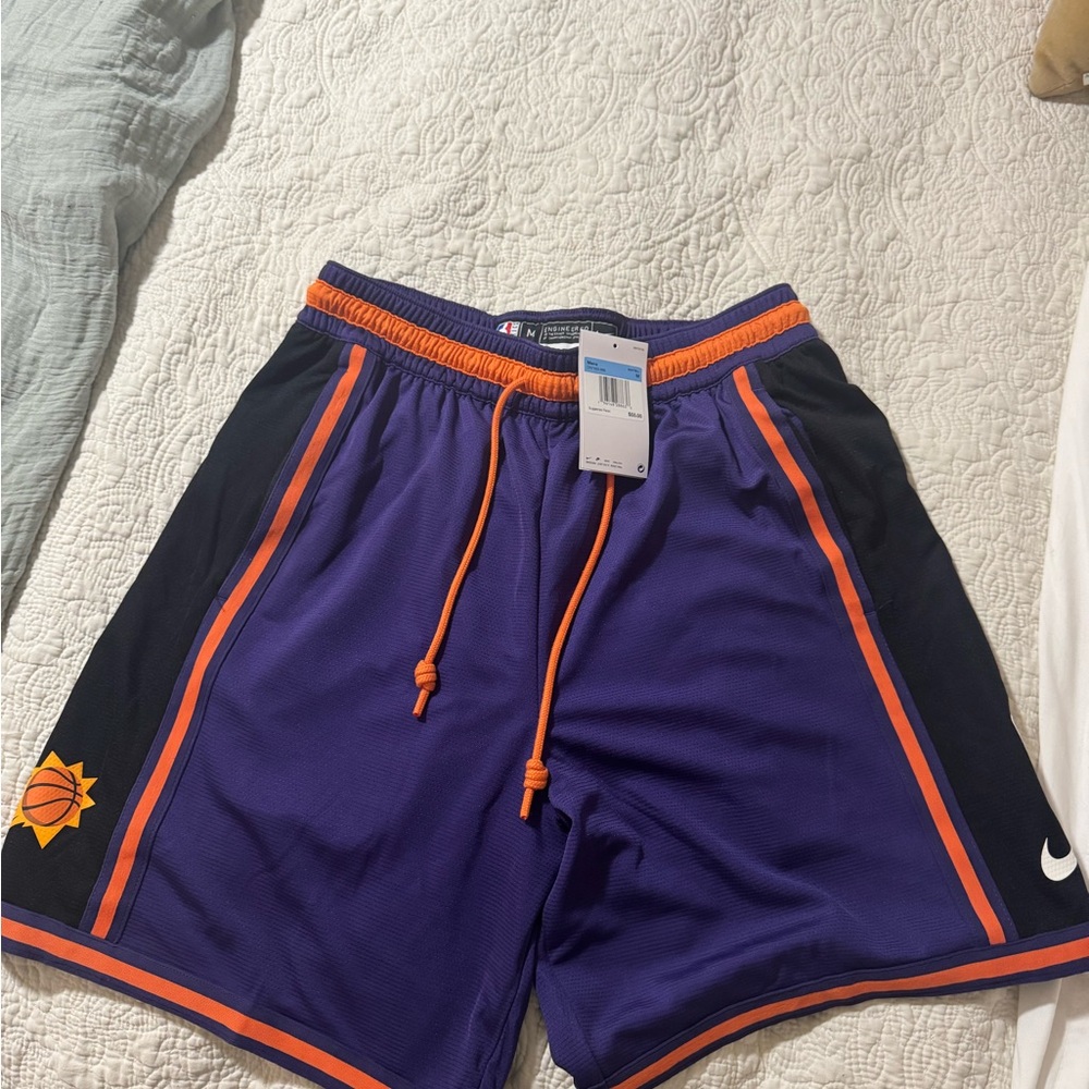 Nike Phoenix Suns Purple and Black Athletic Shorts